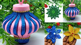 4 Types Of Christmas Ornaments  Christmas Tree Ornaments Making at Home  DIY Christmas Crafts [upl. by Ginsberg]