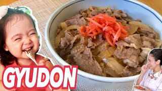 GYUDONJAPANESE FOOD COOKING [upl. by Arnie875]