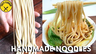 THE BEST HANDMADE NOODLE YOULL EVER EAT  EASY AND SIMPLE HANDMADE NOODLES RECIPE [upl. by Selemas]