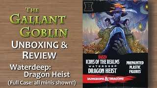 Waterdeep Dragon Heist  DampD Miniatures Icons of the Realms [upl. by Atsed]