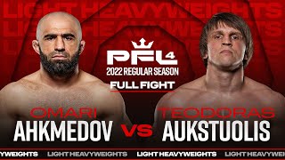 Omari Akhmedov vs Teodoras Aukstuolis  PFL 4 2022 [upl. by Egroeg]