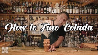 How to make a Fino Colada Cocktail [upl. by Laurice585]