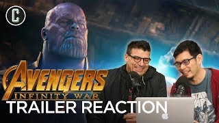 Avengers Infinity War trailer reaction Homecoming Spiderman OVEReact [upl. by Idna]