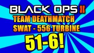 Black Ops 2 SWAT556 Gameplay 516 TEAM DEATHMATCH Commentary [upl. by Gurias]