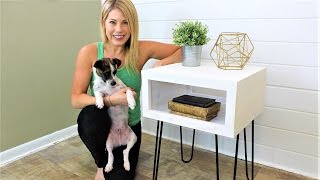 The MidCentury Modern Nightstand  Easy DIY Project [upl. by Lizette]