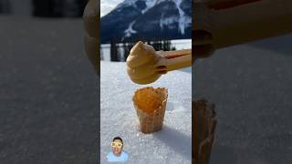 Coisa feia🤪shortsvideo satisfying snow icecream christmas chocolate funny fidget [upl. by Leirraj]