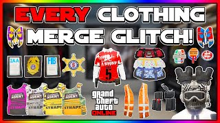 EVERY Working Clothing Merge Glitch In GTA 5 Online [upl. by Alpheus]