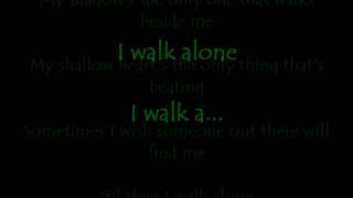 Green Day  Boulevard Of Broken Dreams instrumental with lyrics [upl. by Whorton]