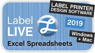 How To Print Labels From An Excel Spreadsheet To A Dymo Zebra Rollo Or Brother Thermal Printer [upl. by Booma673]