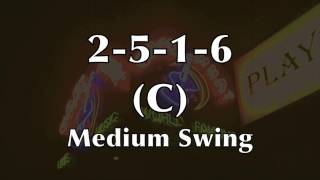 Medium Swing Jazz Backing Track 2516 in C [upl. by Ennayoj401]