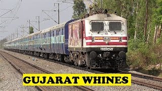 Amul WAP5 Mumbai Ahmedabad Gujarat Intercity Whine Sprint Joravasan [upl. by Goren]