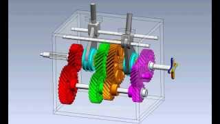 Transmission animation using SolidWorks [upl. by Breen]