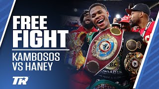 Haney Becomes Youngest Undisputed Champion Ever  George Kambosos vs Devin Haney 1  FREE FIGHT [upl. by Ailelc914]