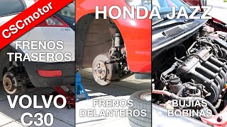 Volvo C30 y Honda Jazz  Frenos bujías y bobinas [upl. by Teador]