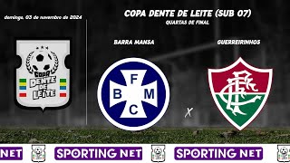 BARRA MANSA X GUERREIRINHOS SUB07 [upl. by Otha]