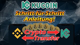 KuCoin  Anmeldung und Crypto Transfer  SchrittfürSchritt  Tutorial von Binance zu KuCoin [upl. by Nosa115]