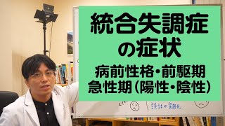 統合失調症の症状を解説します【精神科医が一般の方向けに病気や治療を解説するCh】 [upl. by Krilov344]