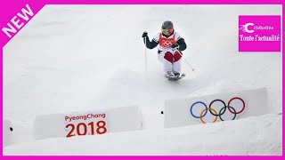 Jeux Olympiques  la skieuse ariégeoise Perrine Laffont remporte les qualifications en ski de bosses [upl. by Burney]