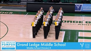 States 2023 Grand Ledge Middle School Pompon D2 [upl. by Adaliah557]