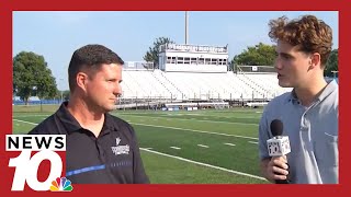 Touchdown 10 Interview with Brockports Head Coach Paul Carella [upl. by Ramburt]