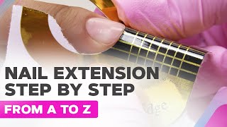 Gel Nail Extension for Beginners  Step by Step Nail Sculpting Tutorial [upl. by Riki]