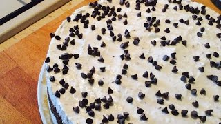 Cheesecake senza cottura alla vaniglia con base al cioccolato  no bake [upl. by Brigit]