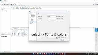 MySQL output window  result grid font too small [upl. by Eilagam]