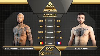 Emmanuel Duchesne vs Luc Rapp [upl. by Alurd286]