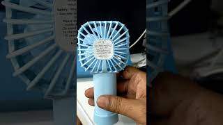 Mini Portable Charging Fan  Handheld Mini Fan  PocketSized Rechargeable Fan short [upl. by Clardy]