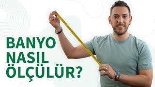 Banyolar Nasıl Ölçülür Banyonuzun Ölçüleri Neler ve Kaç Metrekare [upl. by Laup]