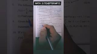 2024 VIMP QUESTION series in maharashtra board exam math2 7CHEPTER board shorts [upl. by Gus759]