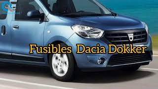 Fusibles et relais dacia dokker [upl. by Drofdeb]