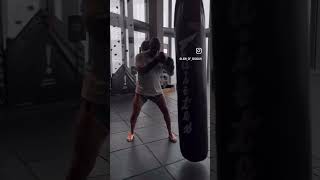 SHAOLIN COMBAT BAG WORK shoalin combatsport martialarts shortsvideo [upl. by Atinnod]