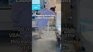 Stabbing Rectal Pain Labor Contractions pregnancy doctor labor mom fyp viral pain baby [upl. by Inama818]