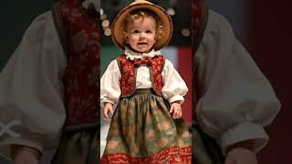 CountryThemed Fashion Show with Adorable Kids kidsfashion runwayshow aiart youtubeshorts [upl. by Merl325]