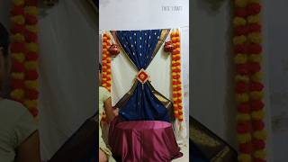 Navratri decoration ideas decoration navratri ganpatidecoration diy shorts viralvideo [upl. by Hiro]