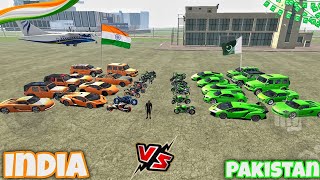 Indian Cars🇮🇳 Vs Pakistan Car🇵🇰 Test In New Ramp On INDIAN BIKE DRIVING 3D🤩 Best Video 1 [upl. by Aztinaj]