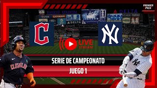 MLB LIVE  SOTO y STANTON Lideraron Victoria de YANKEES en el Inicio de la Serie de Campeonato [upl. by Ck]