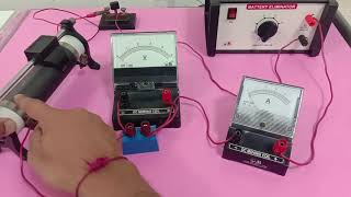 Experimental Verification Of Ohms Law and Finding Unknown Resistance  BOARD PRACTICAL  Std 1012 [upl. by Gautious]