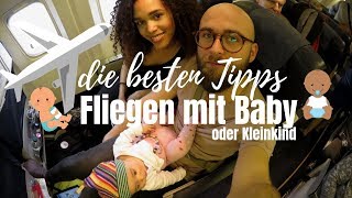 FLIEGEN MIT BABY  KLEINKIND • UNSERE ULTIMATIVEN TIPPS [upl. by Agneta]