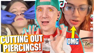 Piercer MESSED UP Her Septum Piercing BAD  New TikTok Piercing Fails 17  Roly [upl. by Oswell]