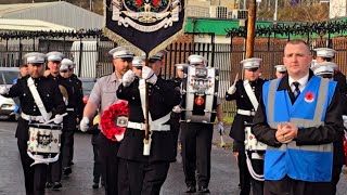 Young Loyalist Flute Band Pollok Remembrance Day parade 10thNov 2024 [upl. by Anoj667]