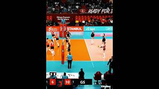 Incredible Fake in Volleyball😲 volleyball trollface [upl. by Charters103]