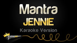 JENNIE  Mantra Karaoke Version [upl. by Fagaly88]