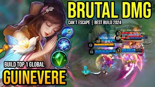 GUINEVERE BEST BUILD 2024  BUILD TOP GLOBAL GUINEVERE GAMEPLAY  MOBILE LEGENDS✓ [upl. by Ocsic]