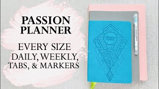 PASSION PLANNERS  ALL SIZES  DAILY  WEEKLY  TABS amp MARKERS [upl. by Mell]