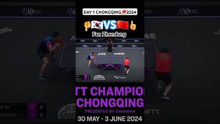 🔥New🇨🇳🏓🇰🇷ITTF WORLDS 2024 WTT Champions shorts tabletennis pingpong chongqing [upl. by Nord938]