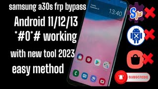 Samsung a30s frp bypass with new Free Tool android 111213 [upl. by Silvain]