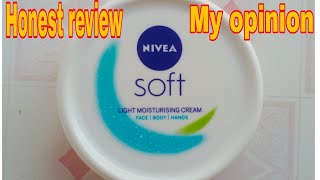 Nivea soft light moisturising cream  ಯಾರಿಗೆ ಸೂಟ್ ಆಗುತ್ತೆ ಈ ಕ್ರೀಮ್  ನನ್ನ ಅಭಿಪ್ರಾಯ 🤗 [upl. by Prince748]