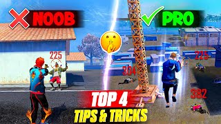 TOP 4 SECRET TRICKS IN FREE FIRE 🔥  PRO TIPS AND TRICKS 2024  FIREEYES GAMING  FREE FIRE MAX [upl. by Pritchett723]